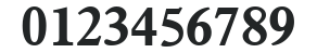 Aldine 721 HU Bold numbers preview