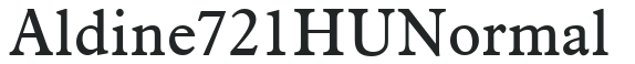 Aldine 721 HU Normal preview