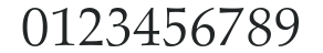 AldusLTStd-Roman numbers preview