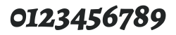 Alegreya SC ExtraBold Italic numbers preview