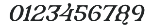 AlembicBeta-RegularItalicTwo numbers preview