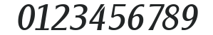 AlexanderBecker Italic numbers preview