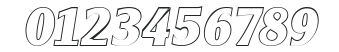 AlexanderBeckerOutline-ExBold Italic numbers preview