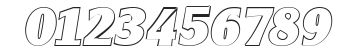 AlexanderBeckerOutline-Heavy Italic numbers preview