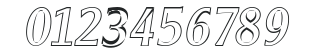 AlexanderBeckerOutline Italic numbers preview