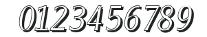 AlexanderBeckerShadow-Xlight-Italic numbers preview