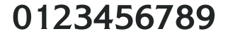 AlexonBold numbers preview