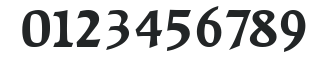 AliBecker Bold numbers preview