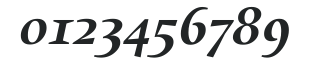 Alias UnionBold Italic SC numbers preview