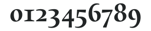 Alias UnionSC Bold numbers preview