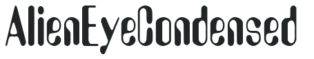 AlienEyeCondensed preview
