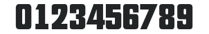 AllisonBecker Bold numbers preview