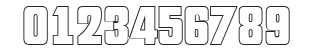 AllisonBeckerOutline Bold numbers preview