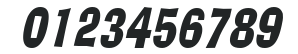 Alor-Condensed Italic numbers preview