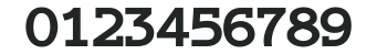 AlphaBravo Bold PDF numbers preview