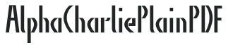 AlphaCharlie Plain PDF preview