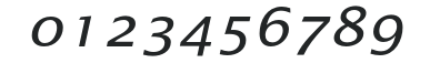 Alphabet2-Italic numbers preview