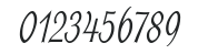 Alys Script Light numbers preview