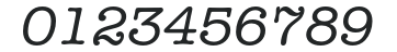 AmTypEFMedIta numbers preview