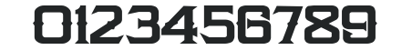 Amarillo Lhf Bold numbers preview