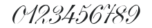 Ambassador Script Alt Caps numbers preview