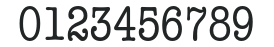 AmerTypewriterITCbyBT-MedCond numbers preview