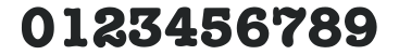 AmericanTypewriter-Medium-Bold numbers preview