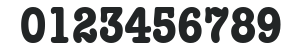 AmericanTypewriter BoldCond numbers preview