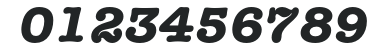 AmericanTypewriterStd-BdIt numbers preview
