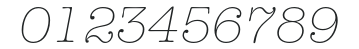 AmericanTypewriterStd-LtIt numbers preview