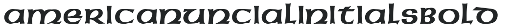 American Uncial Initials Bold preview