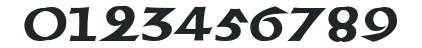 American Uncial MN numbers preview