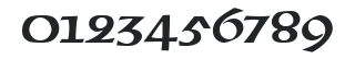 Americana_Becker_Uncial numbers preview