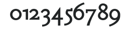 AmherstFraktur LT Std Bold numbers preview