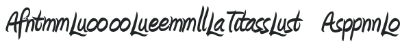 AmienneLigatures-Bold preview