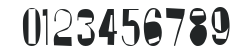 Anarko Condensed numbers preview
