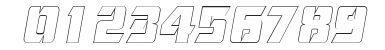 AndreaBeckerOutline Italic numbers preview