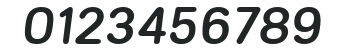 AndreasBecker Italic numbers preview