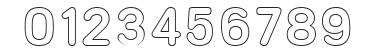 AndreasBeckerOutline-Regular numbers preview