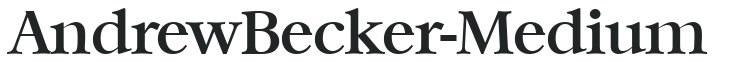 AndrewBecker-Medium letters preview