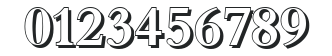 AndrewBeckerShadow-Medium-Regular numbers preview