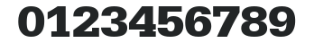AnitaBeckerExtended Bold numbers preview