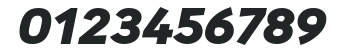 AnomolyBlack Italic numbers preview