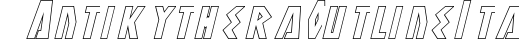 Antikythera Outline Italic preview