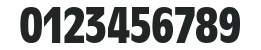Antique Olive Bold Condensed numbers preview