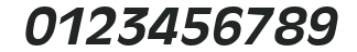 AntiqueOlive Bold Italic numbers preview