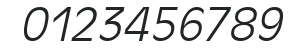 AntiqueOliveL Italic numbers preview