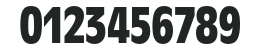 AntiqueOliveStd-BoldCond numbers preview