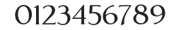 Aperto-SemiBold numbers preview