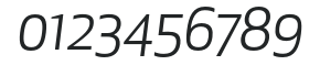 ApexNew-BookItalic numbers preview
